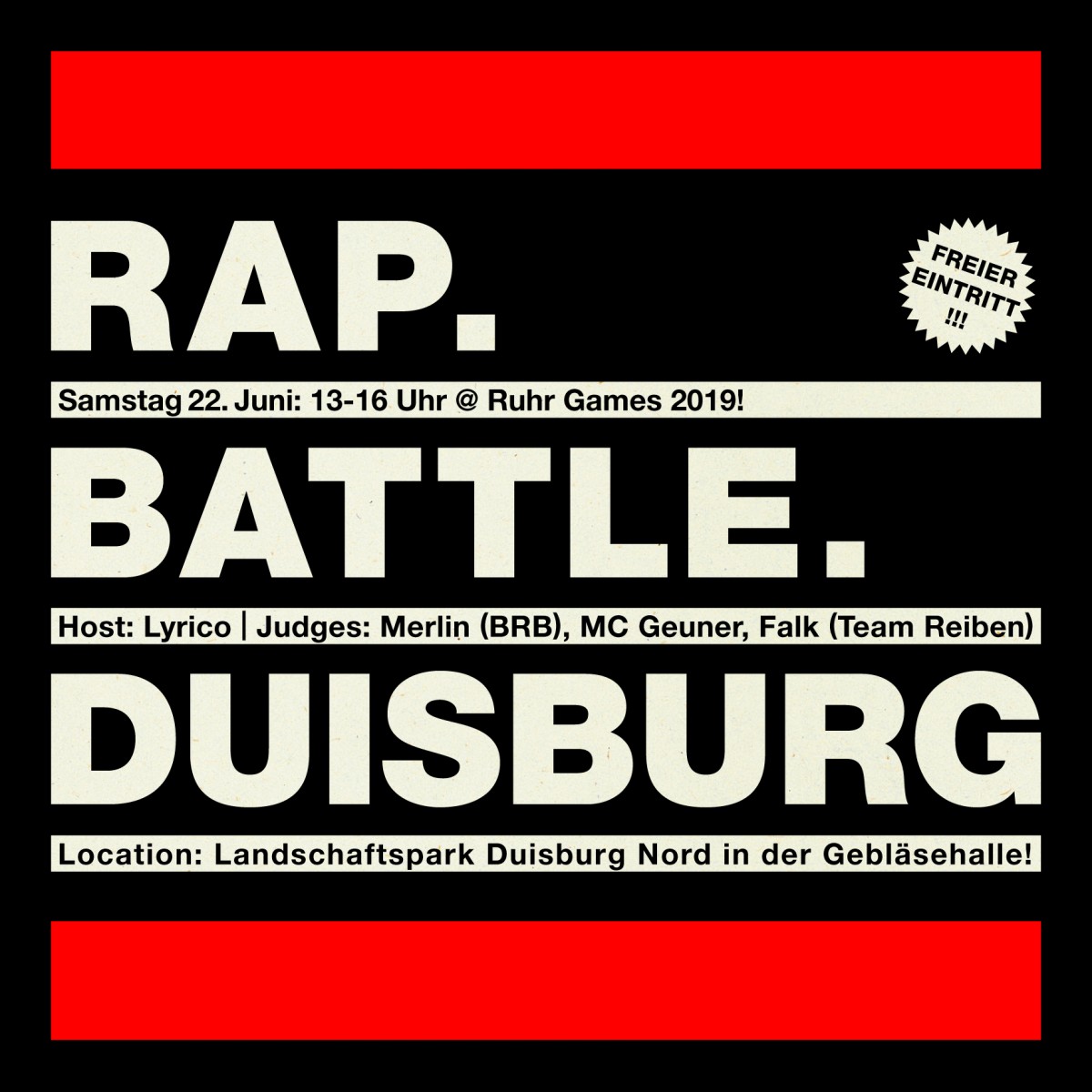 Rap.Battle.Duisburg Ruhr Games! Superior Session Bochum